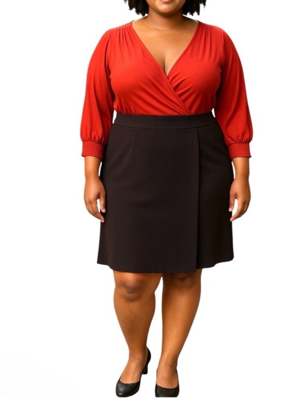 NWT IGIGI Color Block Wrap Dress Plus Size 18